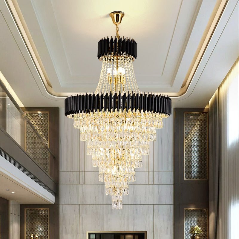 Large Luxury Crystal Chandelier – Living Rooms, Dining Rooms, Staircas ...