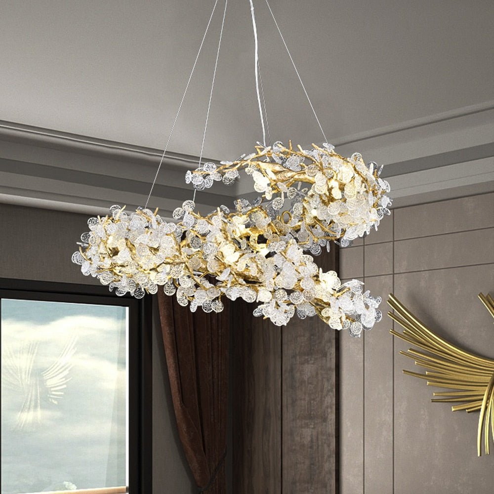 ZYBWL Hanglamp helder glas, zwarte metalen kroonluchter, moderne ZYBWL Hanglamp helder glas, zwarte metalen kroonluchter, moderne