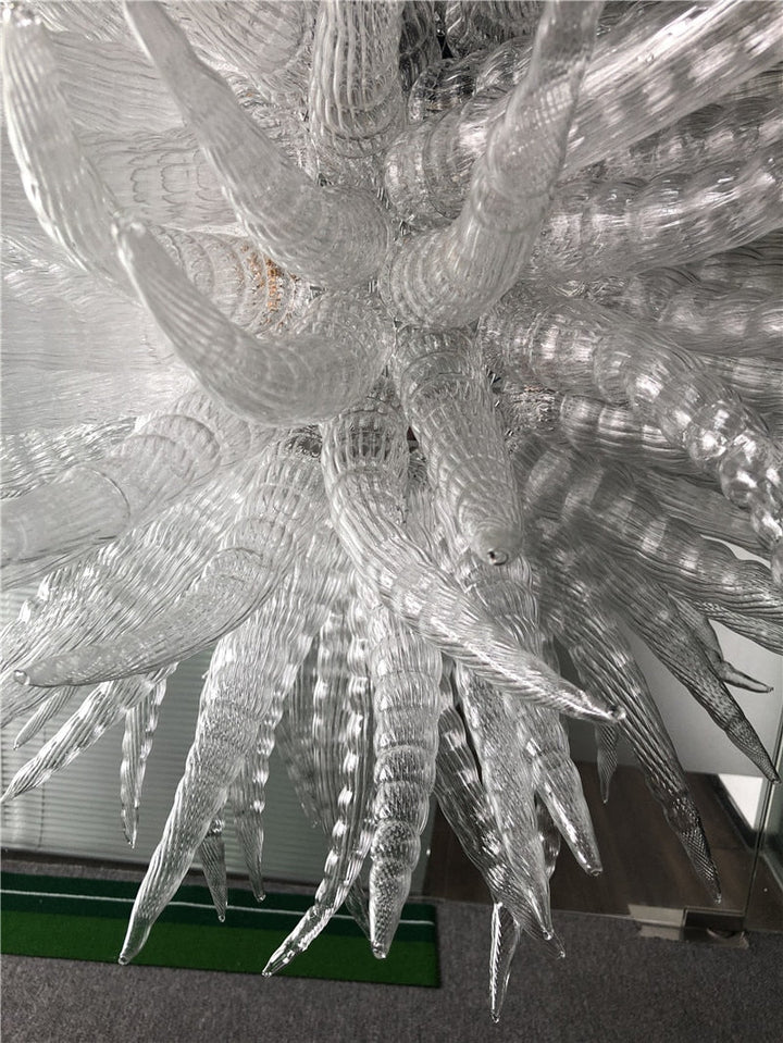 Magische Hangende Kroonluchter Scandinavisch Helder Transparant Handgeblazen Glazen Lamp Slaapkamer Woonkamer Armaturen