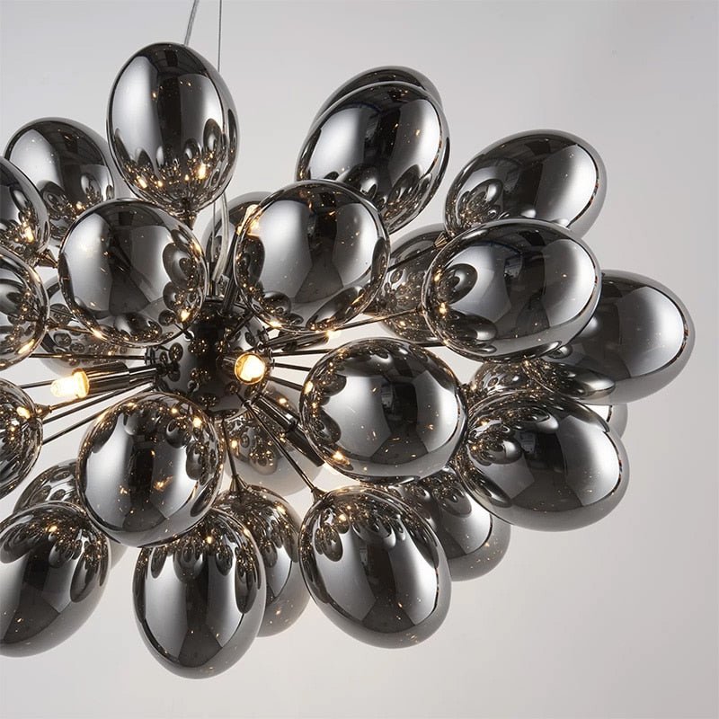 Postmodern Grape Shape Luxury Glass Chandelier