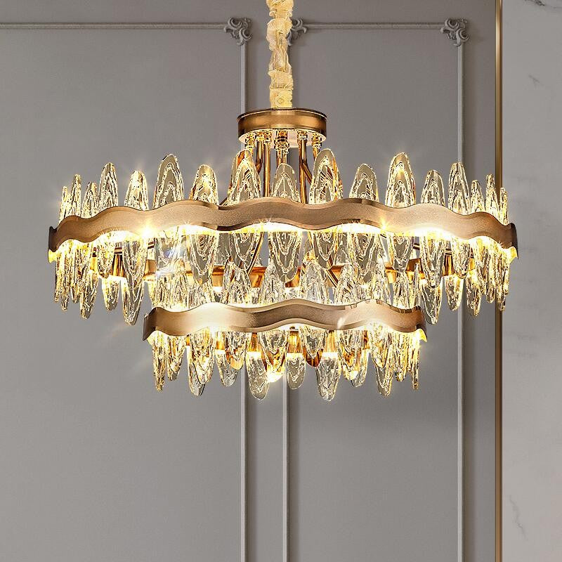 modern crystal chandeliers