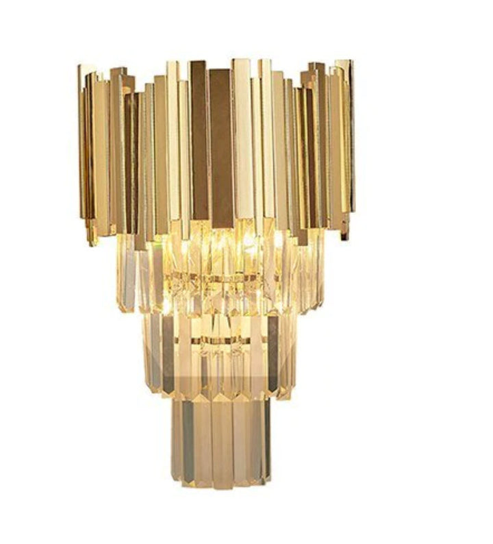 Beleuchtung Post-Modern Crystal Wall Sconce Light Kristall Wand Luxus Creative Warm Flur Schlafzimmer Nachttischlampe