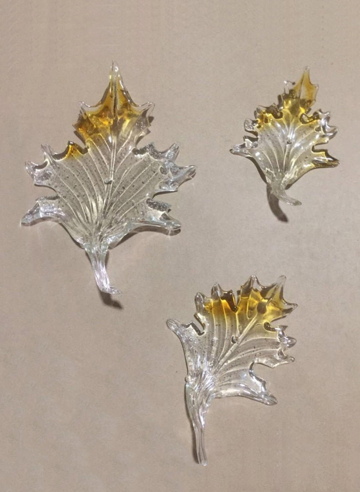 Maple Leaf Pendant Light Glass Chandelier