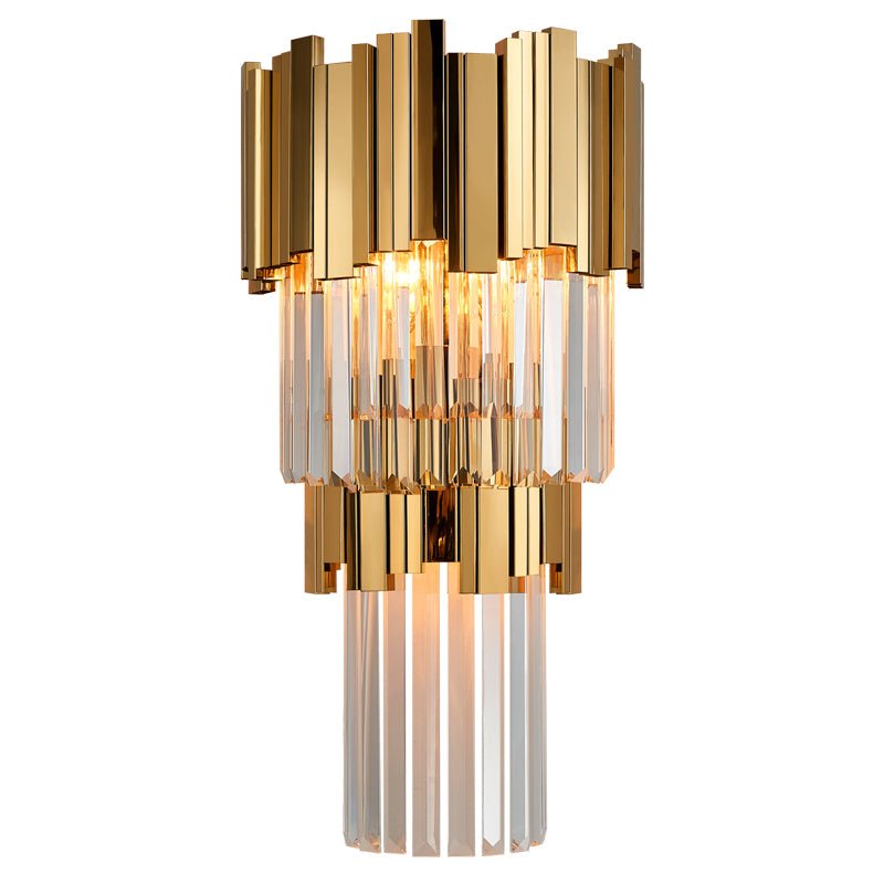 Éclairage post-moderne cristal applique murale lumière cristal mur luxe créatif chaud couloir chambre lampe de chevet