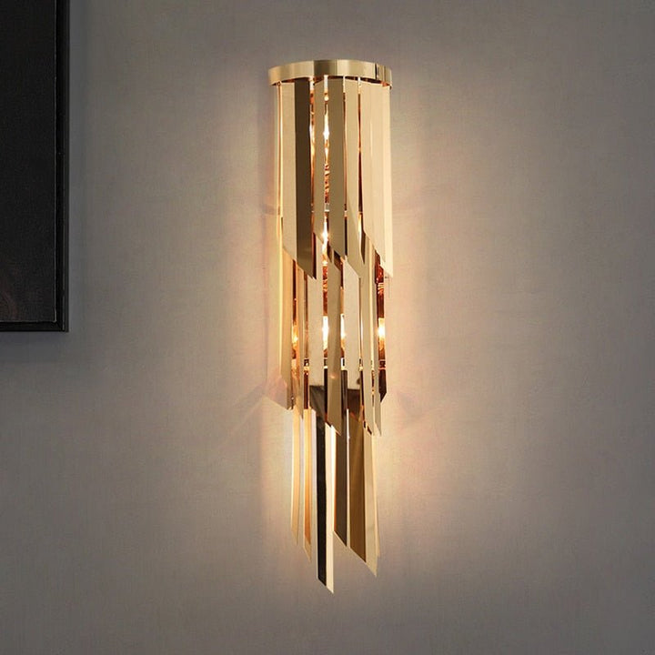 Creatieve Luxe Moderne Gouden Wandlamp Voor Slaapkamer Woonkamer Verlichtingsarmatuur Wandlamp