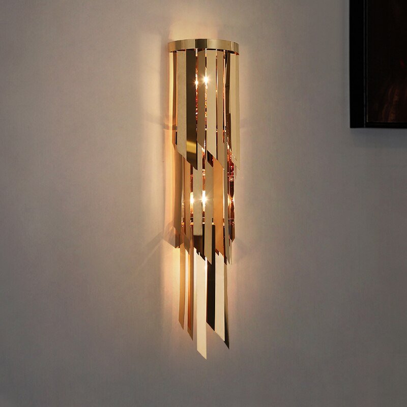 Creative Luxury Modern Gold Wall Sconce For Bedroom Living Room Lighting Fixture Wall Lamp