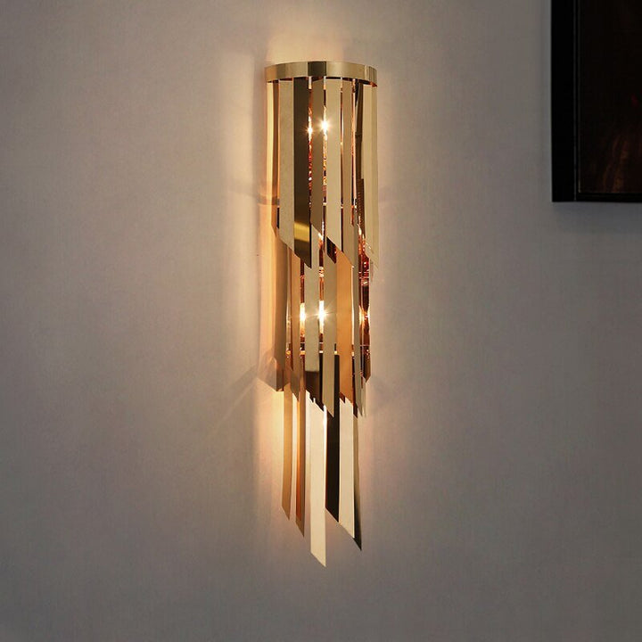 Kreativ Luksus Moderne Gull Vegglampe For Soverom Stue Belysningsarmatur Vegglampe