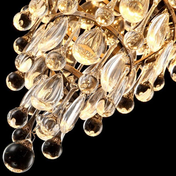 Luminaires Empire Style Retro Vintage Cooper Crystal Drops E14 LED