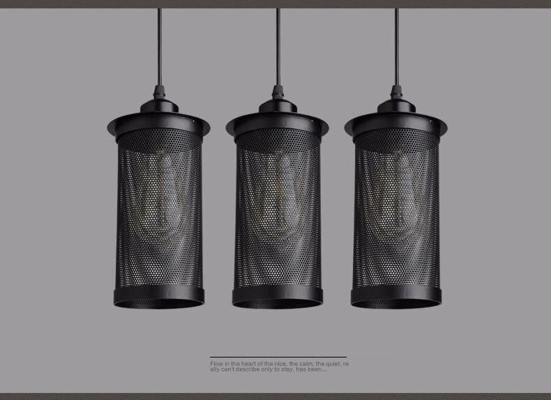 Flame Pendant Light Vintage Pendant Lamp Kitchen Island Villa Loft Retro Suspension Lighting Fixture