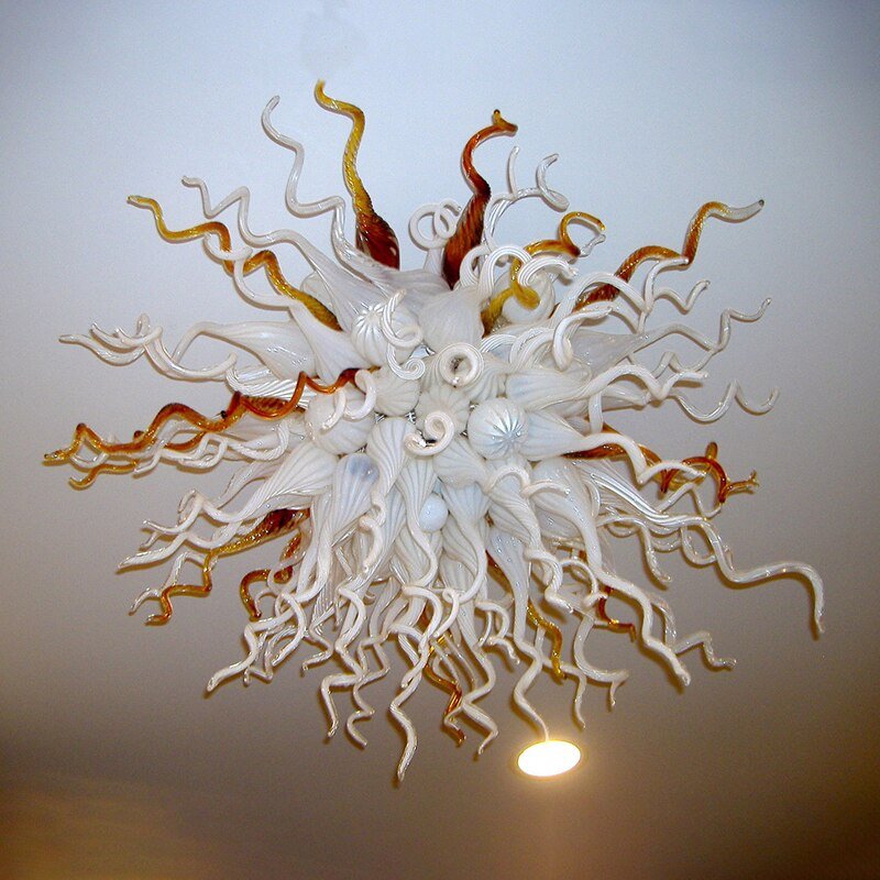 Lampada da soffitto a LED in stile europeo in vetro di Murano