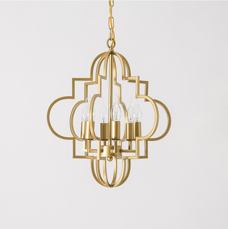 Lighting Luxury Hollow Gold Pendant Lights Led Hanging Lamp for Dining Room Kitchen Lighting Fixtures Home Lighting
