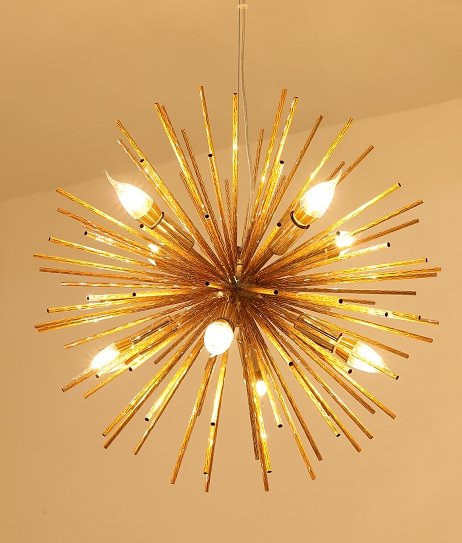 Loft Chandelier Light Pendant Lamp Dandelion Sparkle Sunshine Kitchen Counter Suspension Lighting Fixture Hanging Lamp