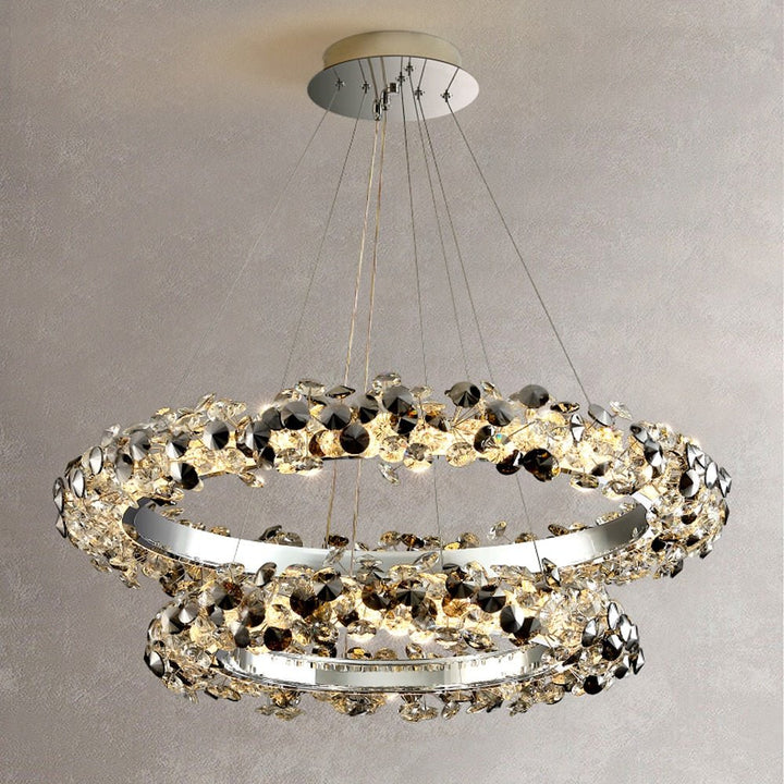 Luxury Crystal LED Chandelier – Modern Hanging Design – Foyer – Dinning – Bedroom Décor