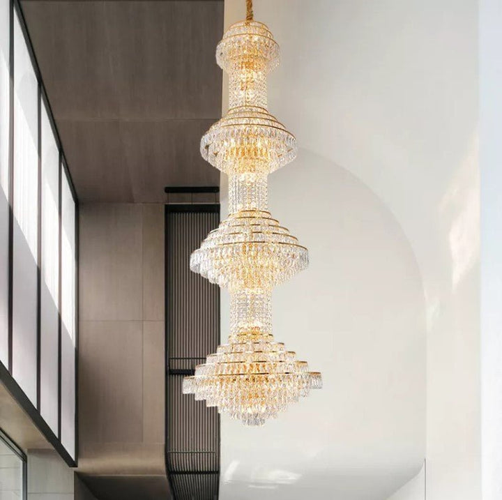 Luxury Large Crystal Chandelier For Hotel And Villa
