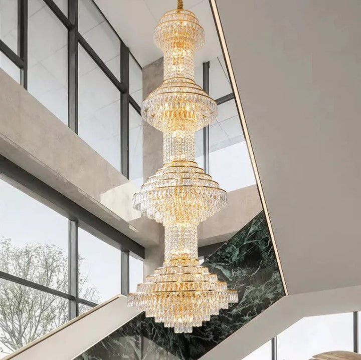Luxury Large Crystal Chandelier For Hotel And Villa