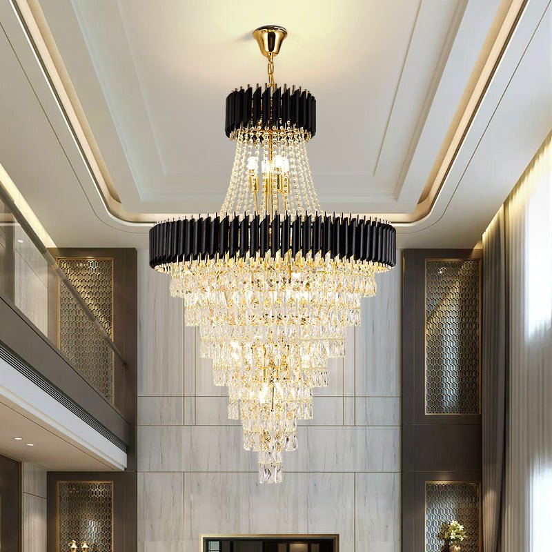 Large Luxury Crystal Chandelier – Living Rooms, Dining Rooms, Staircas ...