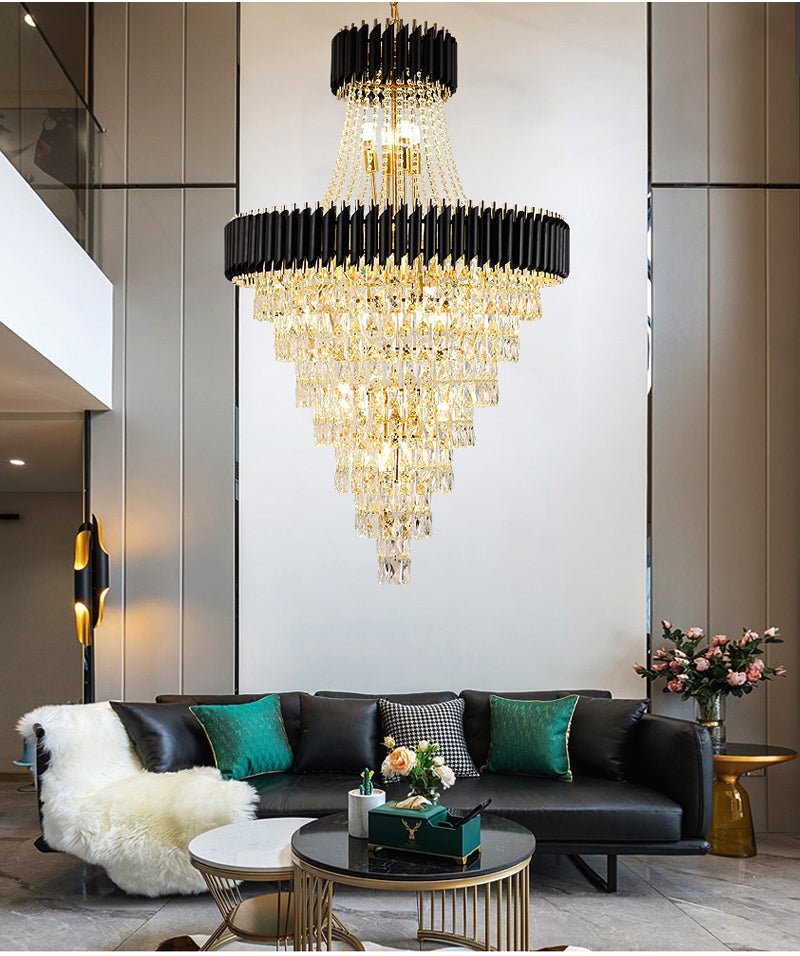 Large Luxury Crystal Chandelier – Living Rooms, Dining Rooms, Staircas ...