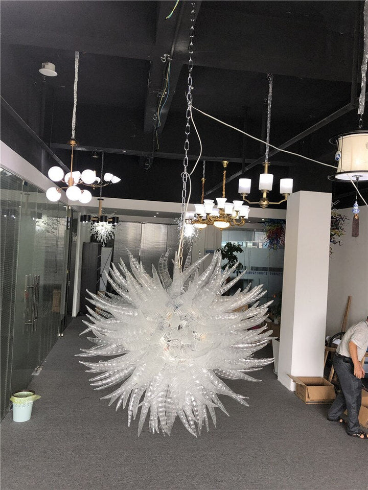 Magic Hanging Chandelier Nordic Clear Transparent Handblown Glass Lamp Bedroom Living Room Fixtures