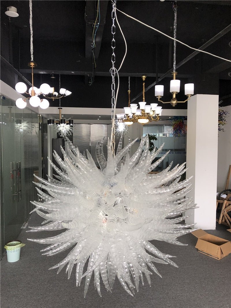 Magic Hanging Chandelier Nordic Clear Transparent Handblown Glass Lamp Schlafzimmer Wohnzimmer Fixtures