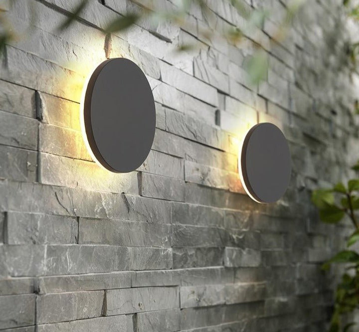 Applique moderne à LED 10W pour l'extérieur Applique murale étanche Lampe de porche Eclairage mural Eclairage de jardin Lampe de rue pour cour Aluminium