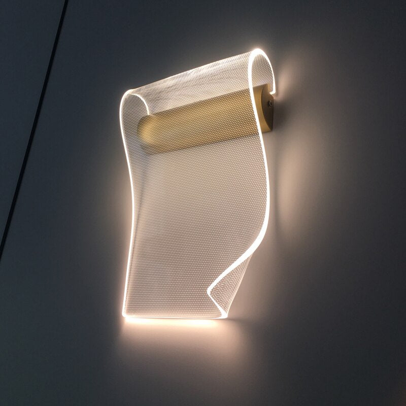 Design moderno e creativo LED di lusso applique per la camera da letto Colore oro per il soggiorno apparecchio di illuminazione
