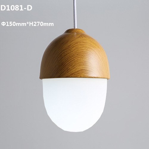 Modern Glass Globe Pendant Lights Nuts Lampshade E27 Children Bedroom Pendant Lamps Hanging Lamp Light Fixtures Home Lighting