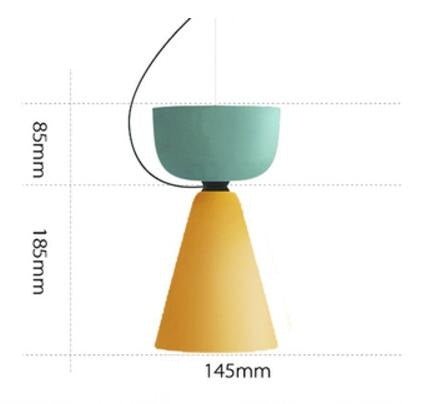 Lámpara colgante colorida LED moderna, lámpara de suspensión para isla de cocina, lámpara colgante para mesa de comedor, lámpara de cocina tipo loft de macarrón