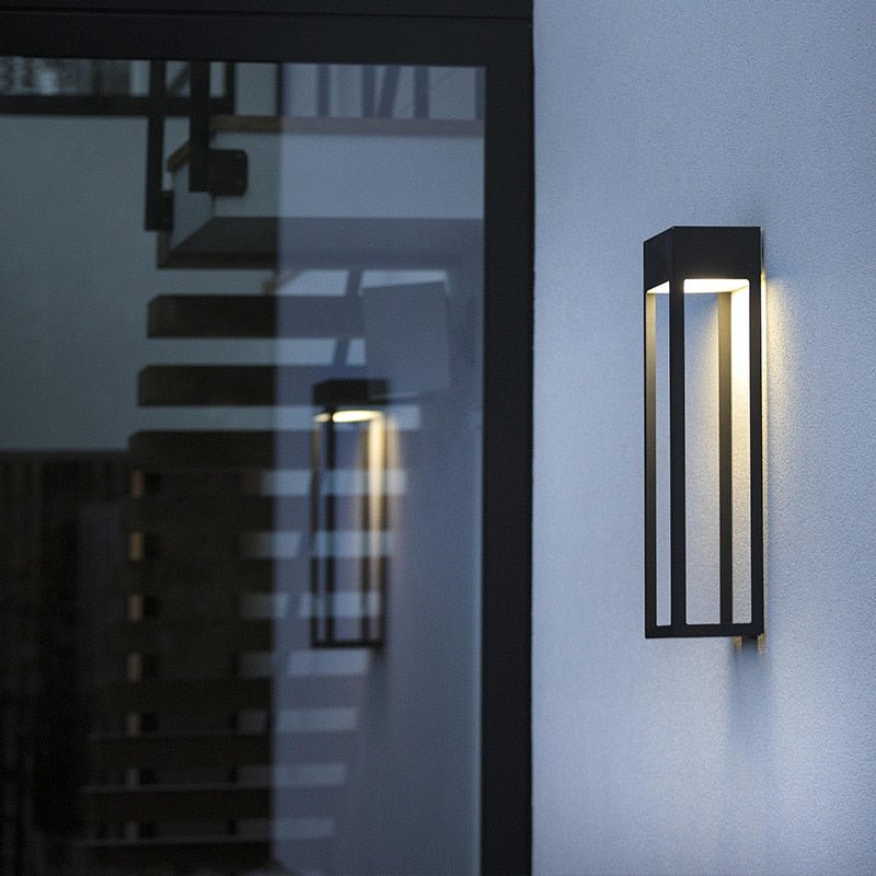 Moderne LED væglampe Udendørsbelysning Havelys Vandtæt 5W Sensor Væglamper Terrasse Balkon Væglampe Gadelampe 