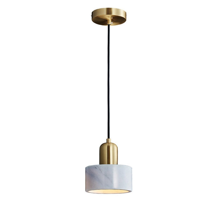 Moderna lampada a sospensione in marmo Luci a LED per l'isola della cucina Comodino