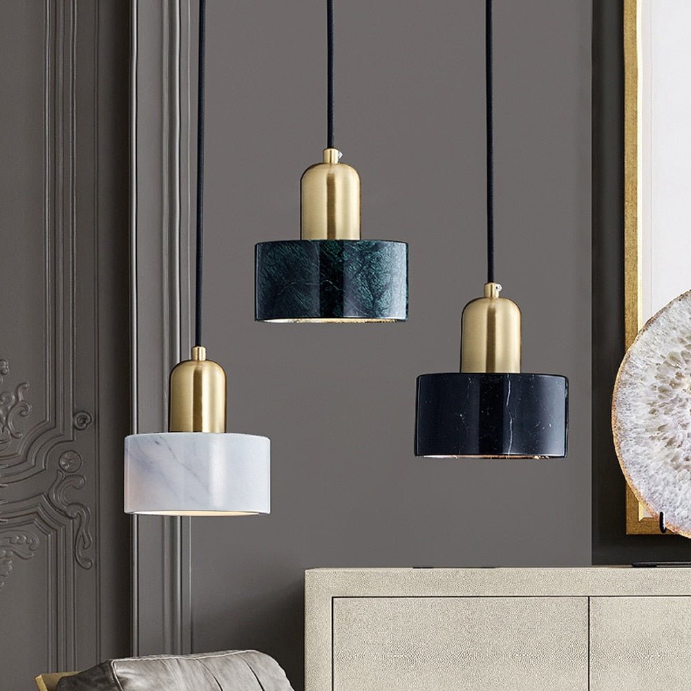 Led Marble Modern Marble Pendant Lamp LED Lights For Kitchen Island Bedside – ATY ...