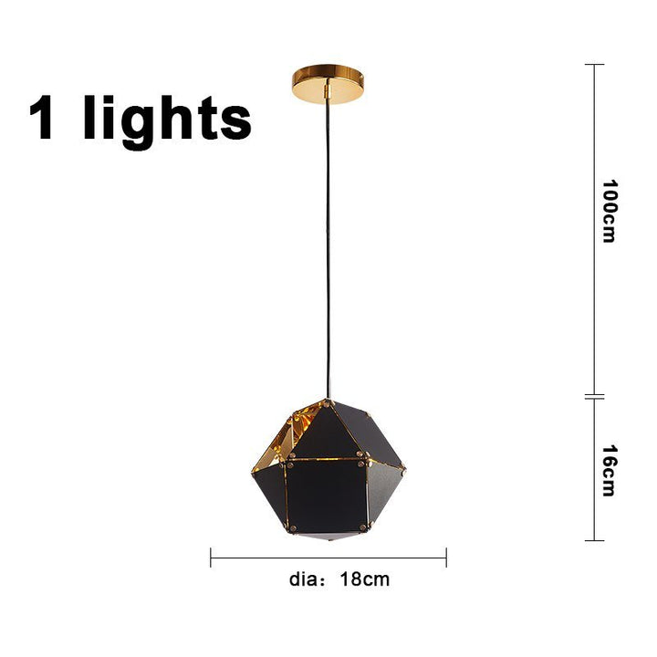 Moderne metall kreativt pendellys for stue Spisestue sirkulær design hengende lamper Hjem dekorasjon belysningsarmaturer