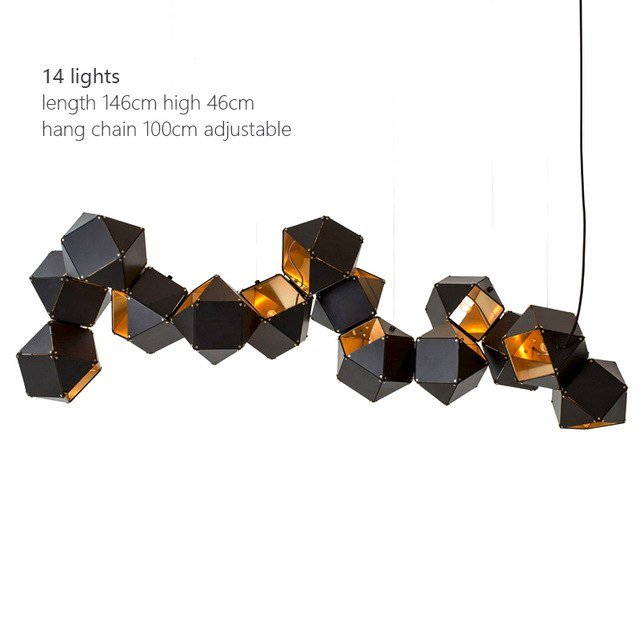 Suspension créative en métal moderne pour salon salle à manger conception circulaire lampes suspendues décoration de la maison luminaires
