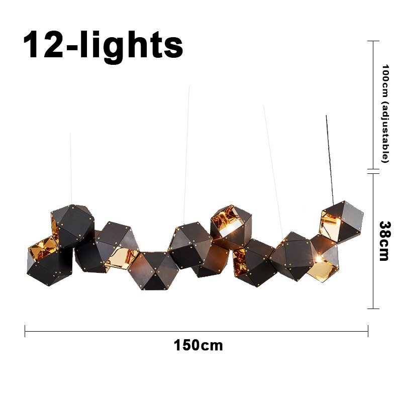 Moderne metall kreativt pendellys for stue Spisestue sirkulær design hengende lamper Hjem dekorasjon belysningsarmaturer