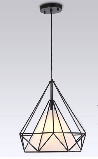 Lampe à suspension moderne lumière fer cadre pendentif lumières pour cuisine île salle à manger décoration de la maison luminaire