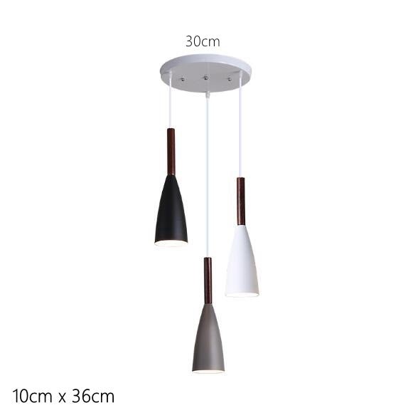 Moderne Hanglamp Keuken Opknoping Lamp Eetkamer Keuken Verlichting Armatuur Loft Decor Hout Lamp Armatuur Glans