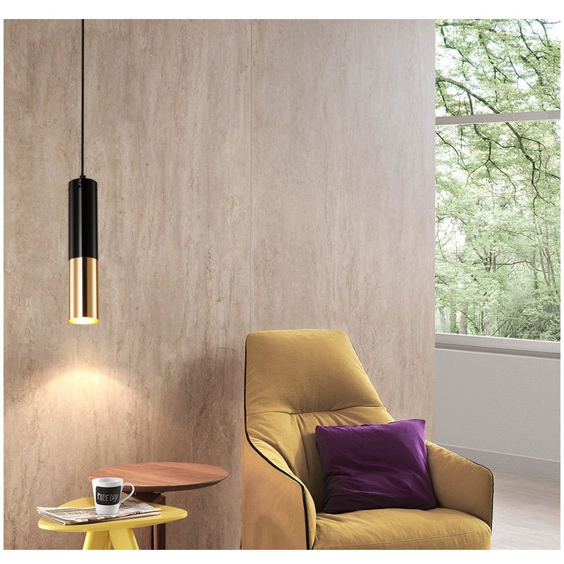 Modern Pendant Lights GU10 LED Lamp Single Dining Light Bar Lamps Pendant Lamp Lighting For Living Room D60mm Aluminum Tube Lamp