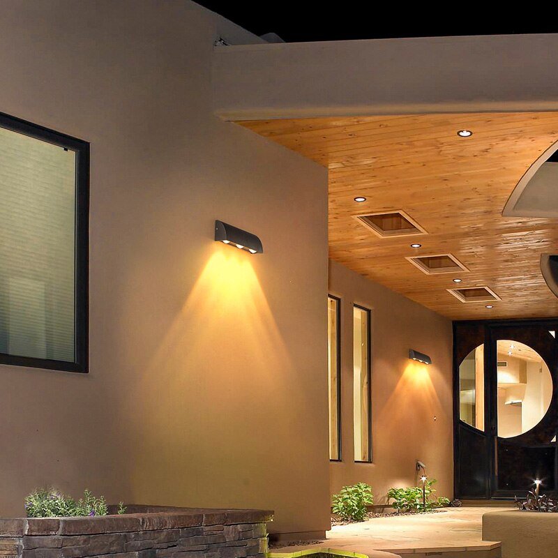 Lámpara de pared moderna Lámpara de pared LED Iluminación exterior Lám –  ATY Home Decor