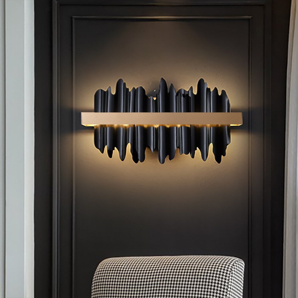 Moderne Wandkandelaar Goud Zwart Wandlamp Voor Nachtkastje Slaapkamer Woonkamer Wandlamp Luxe Home Decor Binnenverlichting