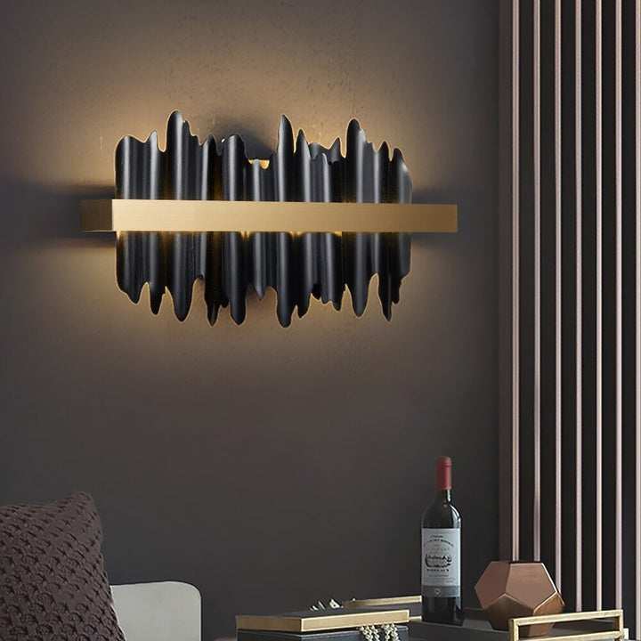 Moderne Wandleuchte Gold Schwarz Wandlampe für Nachttisch Schlafzimmer Wohnzimmer Wandleuchte Luxus Home Decor Innenbeleuchtung