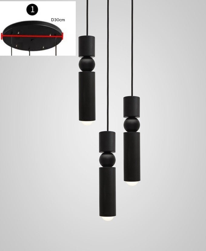 Nordic Hanglamp Moderne Keuken Lamp Eetkamer Teller Winkel Pijp Hanger Onderbuis Led-verlichting Kantoor Woonkamer