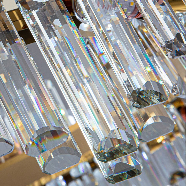Oval Modern Crystal Kronleuchter für Esszimmer Kreatives Design Gold Leuchte Lustre