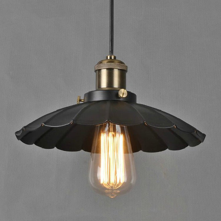 Pendant Light Lamp Shade Metal Industrial Lighting Retro For Kitchen Barn Dinning Room Decor E27 Rust Iron Finish