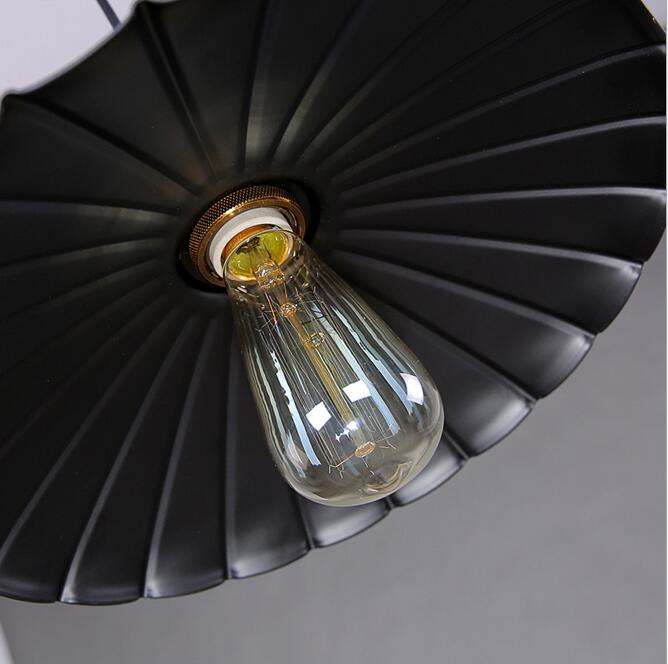 Pendant Light Lamp Shade Metal Industrial Lighting Retro For Kitchen Barn Dinning Room Decor E27 Rust Iron Finish