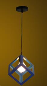 Lampada a sospensione, paralume moderno per lampada da cucina a LED con cornice colorata moderna per la decorazione del ristorante dell'isola della cucina