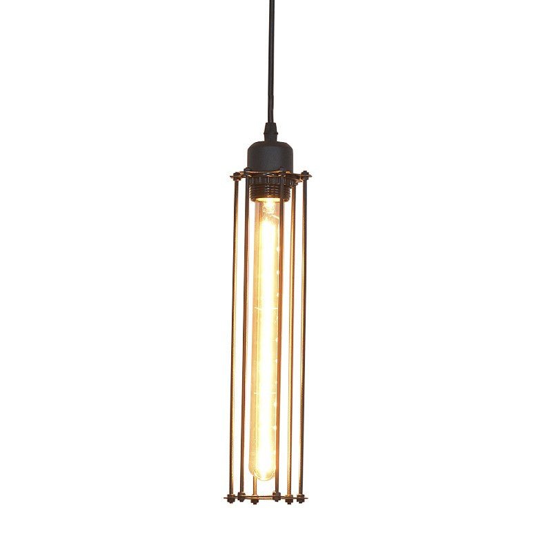 Hanglampen Lampenkap Vintage Industriële Retro Ijzer Fluit Hanglamp Licht Eetkamer Keuken Eiland Decoratie: