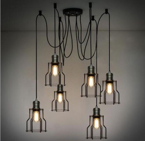 Hanglampen Lamp Vintage Industriële Retro Loft Hanglamp Licht Voor Winkel Cafe Restaurant Keuken Decoratie: