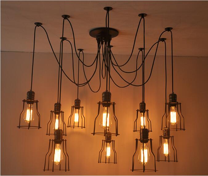 Pendellampe Lampe Vintage Industriell Retro Loft Pendellampe Lys For Butikk Cafe Restaurant Kjøkkeninnredning
