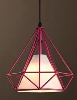 Pendellamper, moderne farverigt fuglebur LED køkkenlys Køkkenø hængelampe ramme Hanglamp belysningsarmatur 