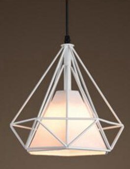 Pendellys, moderne fargerik fuglebur LED kjøkkenlys Kjøkkenøy Hengende lamperamme Hanglampbelysningsarmatur 