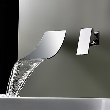Waterfall Bathroom Faucet Single Handle Basin Mixer – ATY Home Decor